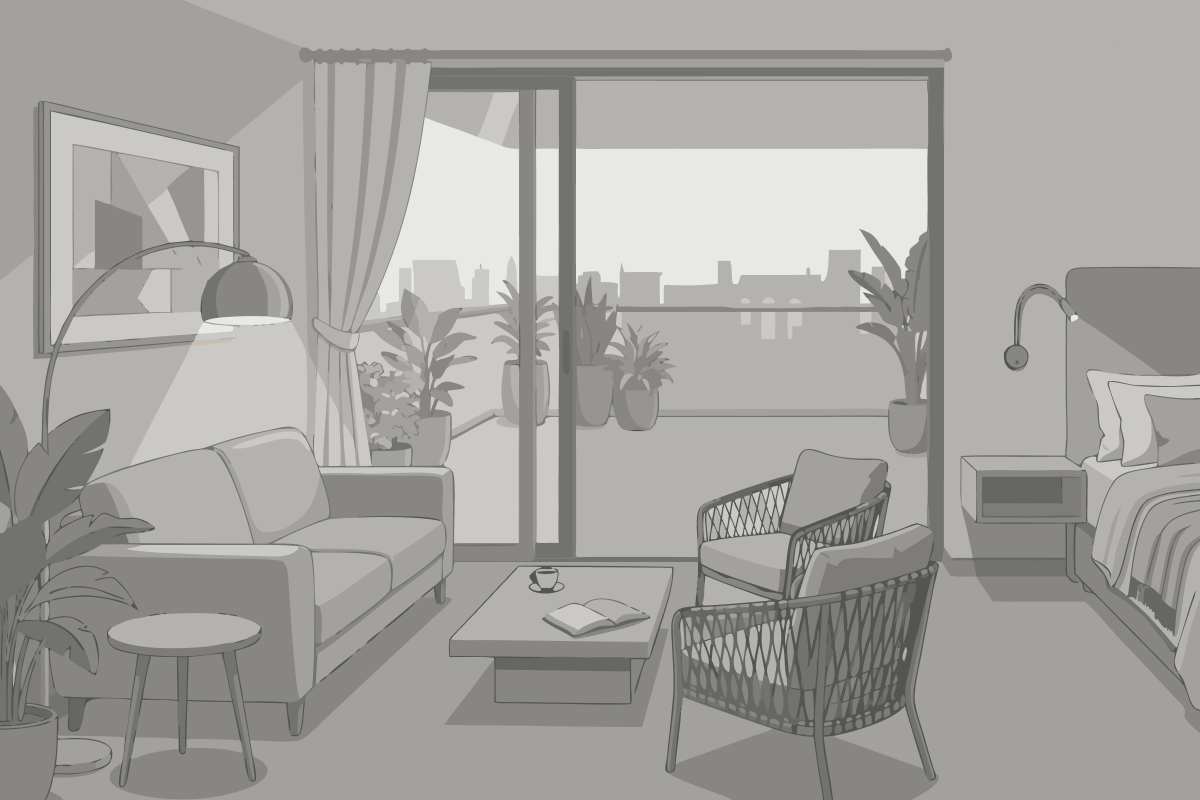 Suite met Uitzicht op de Bergen